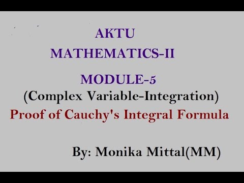 Engineering Maths-2#Module-5#L-3 Proof