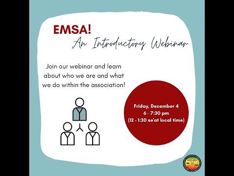 EMSA Introductory Webinar