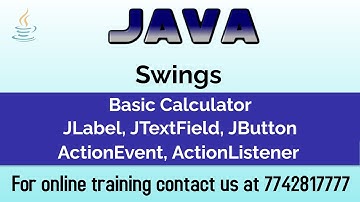 Basic Calculator in Java using Swing | Create GUI Calculator