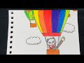 パラパラ漫画1時間チャレンジ【気球編】