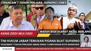 Download Lagu SUPARNO TERANCAM 7 TAHUN PENJARA‼️TIM HUKUM KDM TEMUKAN INDIKASI UNSUR PIDANA DALAM ORASI SUPARNO. MP3