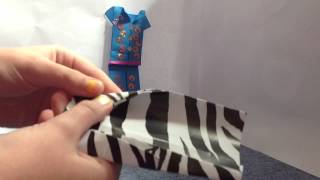How To Make A Dressing Gown/coat For Origami Dresses Or Pyjamas