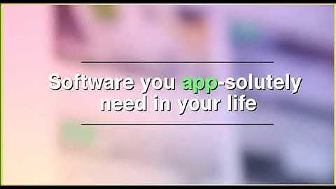 Action 11 Module 8. Software you app-solutely need in your life