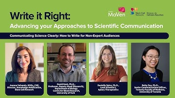 Communicating science clearly: How to write for non-expert audiences