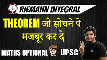 Upsc maths optional | Riemann Integral | Real analysis