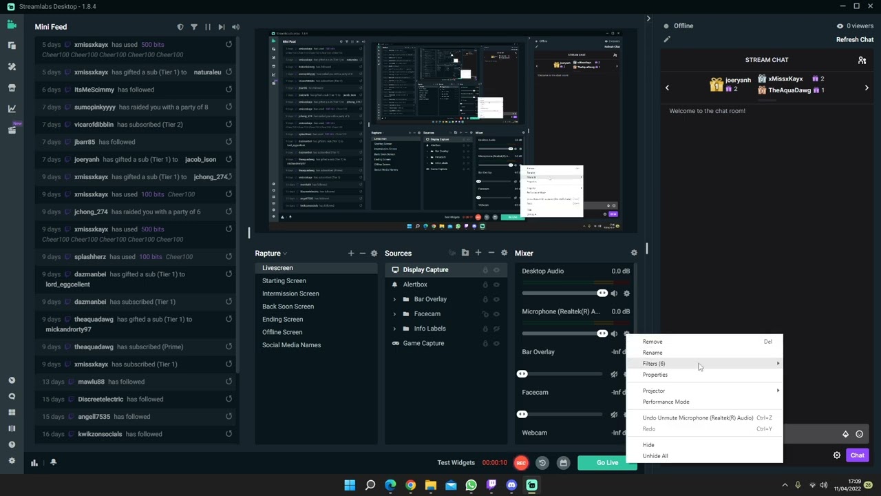 Streamlabs OBS Audio Mixer Settings YouTube