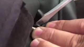 Disassembly and assembly of Tesla headrest
