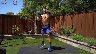 Front Rack Dumbbell Jump Squats