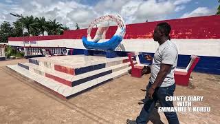 INSIDE BUCHANAN CITY MINI PARK IN GRAND BASSA COUNTY LIBERIA WEST AFRICA