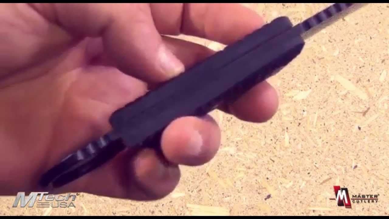 MTech USA Outdoor Messer MT-20-25B – Gesamtlänge 20,3 Cm, Klingenlänge 8,9 Cm, Klingenstärke 3,7 Mm