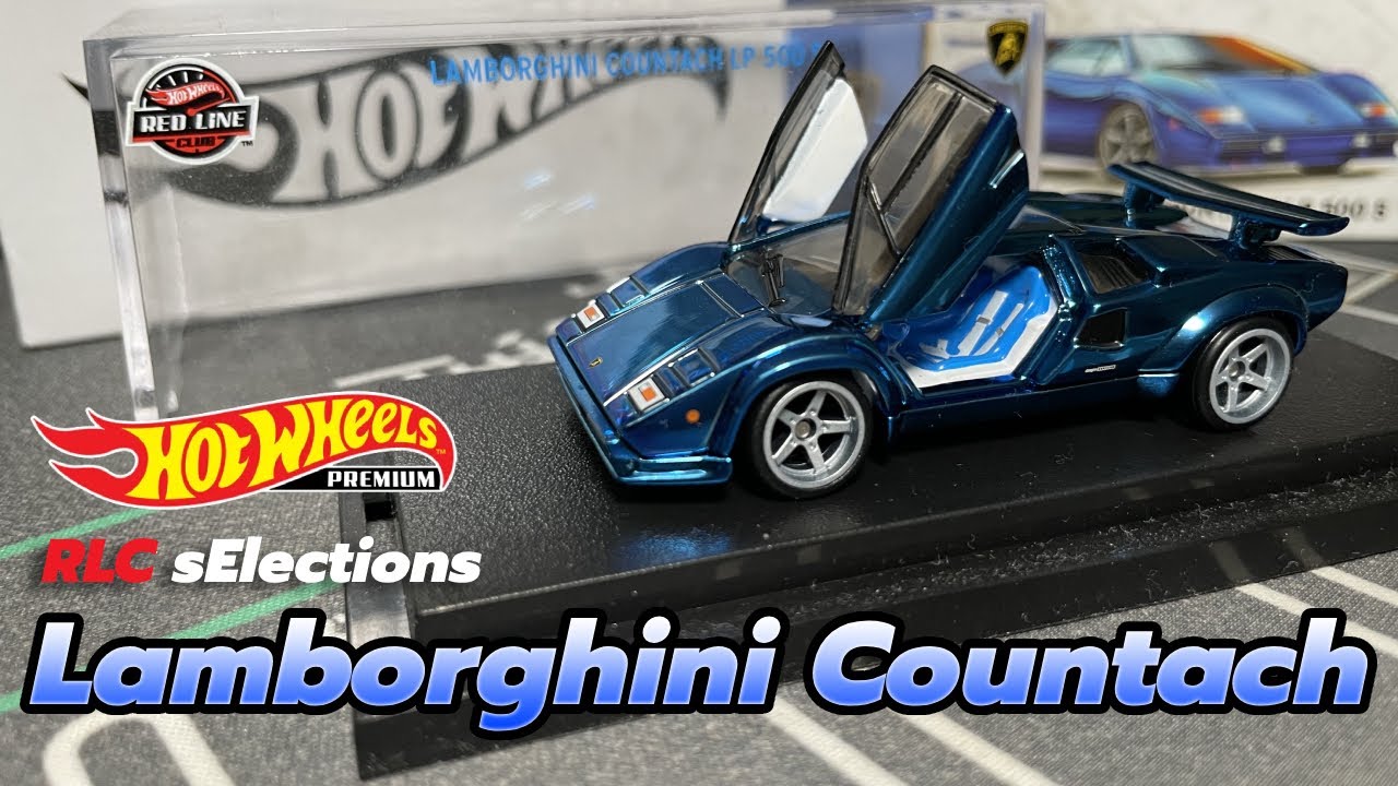 Lamborghini Countach #HotWheels RLC sElections Premium Diecast 1