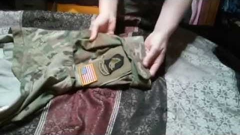 Army - How to Roll Uniform Sleeves