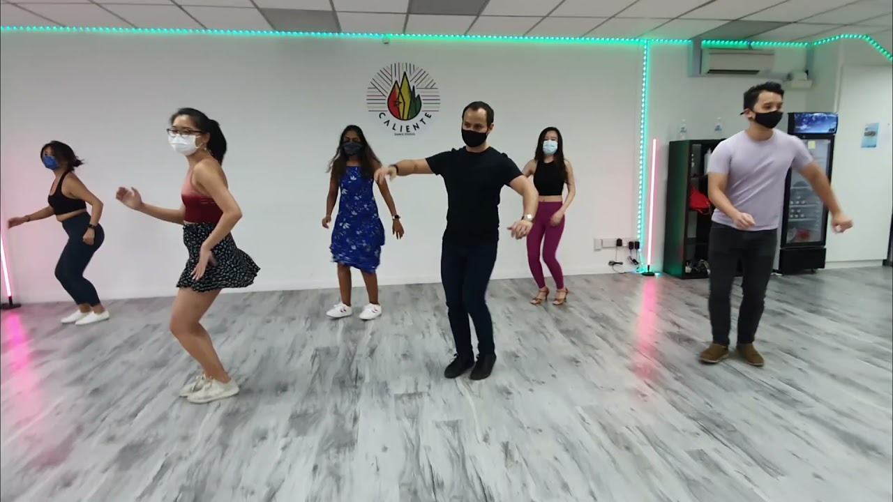 Caliente Dance Studio Singapore Bachata solo routine to Dustin Richie - Tu