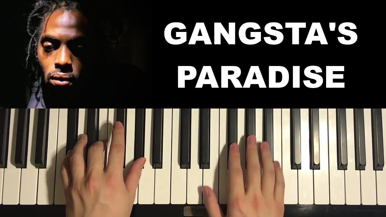 How To Play Gangsta's Paradise On Piano #piano #pianotutorial
