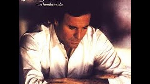 Julio Iglesias 'Un Hombre Solo'