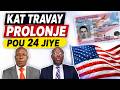 Kat Travay Anba TPS Prolonje Pou 24 Jiye 2026 #tps #tpshaiti