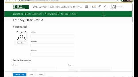 How-to-add your picture to D2L
