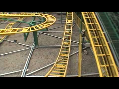 Mad Rats Spinning Wild Mouse Roller Coaster POV Golden Horse Front