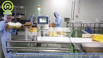 Midori Solutions - Checkweigher for packed products