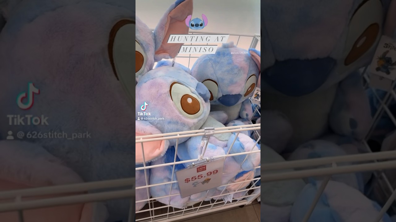 STITCH HUNTING AT MINISO | GIANT STITCH PLUSH | SLEEPING STITCH |HUGE STITCH 