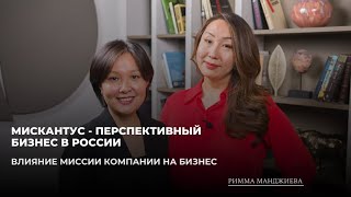 Мискантус - перспективный бизнес в России. Влияние миссии компании на бизнес.