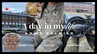 DAY IN THE LIFE AS AN ARMY NATIONAL GUARD SOLDIER || 92Y, one day drill weekend