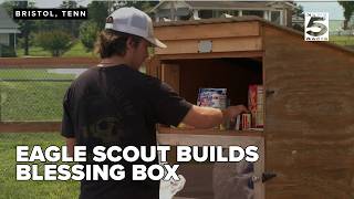 Eagle Scout project grows into community-run blessing box in Bristol, Tennessee
