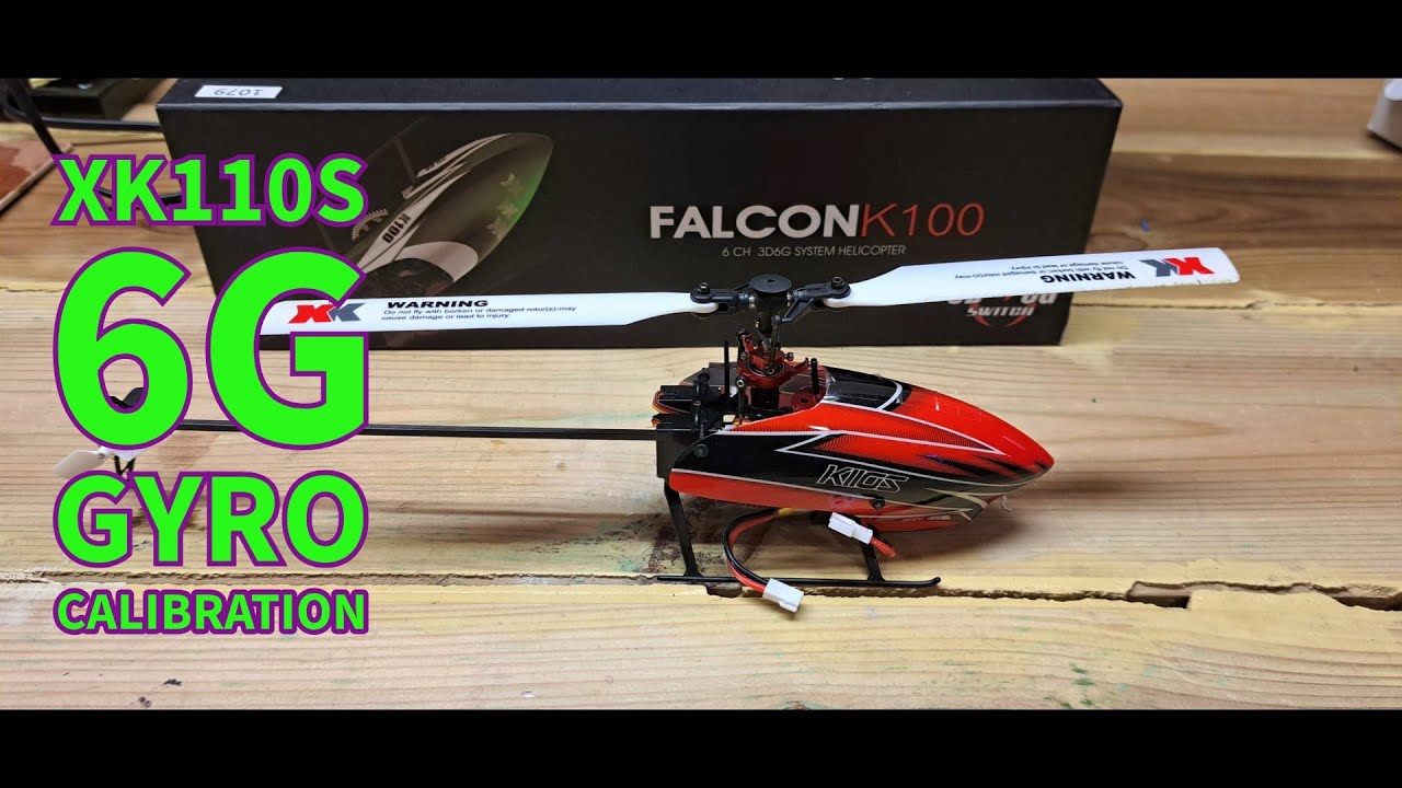 XK110 Micro RC Helicopter Gyro Calibration