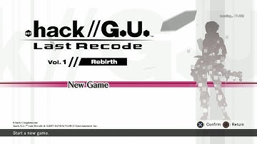 .hack//G.U. Last Recode Vol.1//Rebirth - PS4 - Part 2
