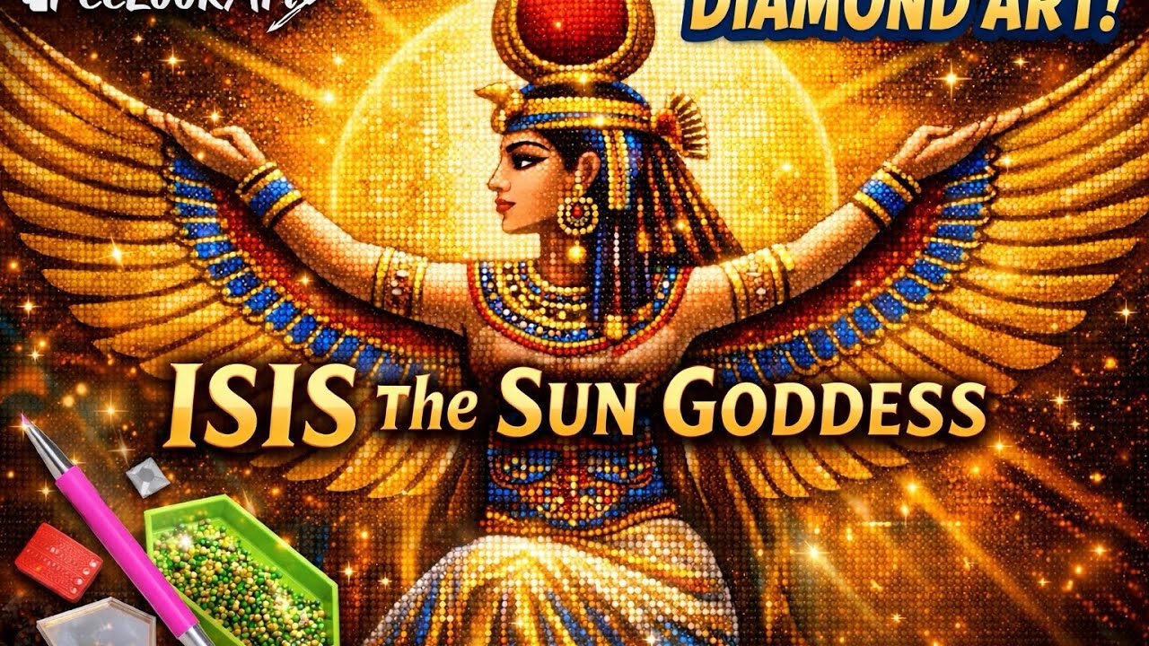 FeeLookArt Diamond Art | Isis the Sun Goddess