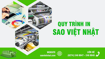 Quy Trình In Ấn Công Nghệ Hiện Đại Tại Sao Việt Nhật