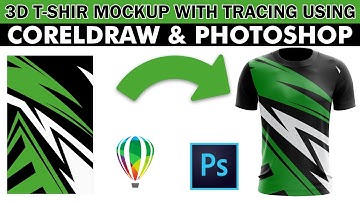 CorelDraw Tutorial for Professional 3D T-Shirt Mockups!