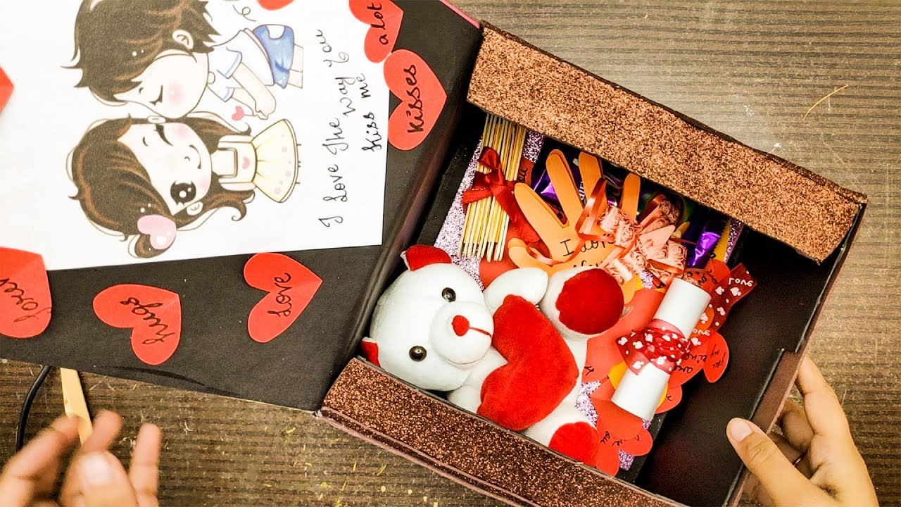 Surprise Gift Box For Valentines Day | Joy Box For Him | Surprise For Him |  Valentines Day Special - Youtube