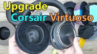 How to Upgrade the Earpads on Corsair Virtuoso RGB/ SE/ ... Gaming Headset