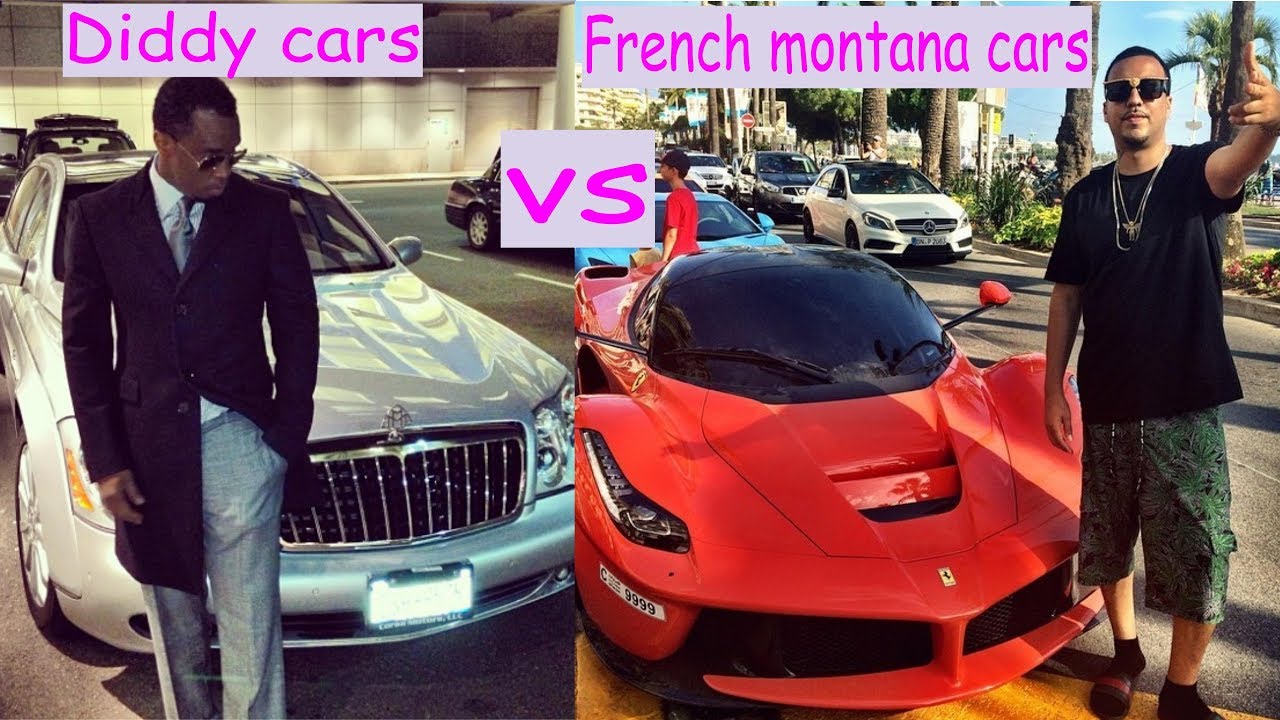 Sean Combs (p. diddy ) cars vs French montana cars (2018) - YouTube
