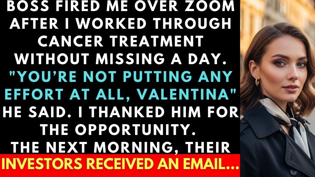 Boss Fired Me Over Zoom After I Worked Through Cancer Treatment, 'Not Putting Any Effort At All.'