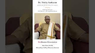 Thumbnail for Concert featuring Dr. Trichy Sankaran, Sandeep Narayan, VVS Murari and KV Gopalakrishnan
