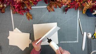 Gingerbread Mini Album using scraps