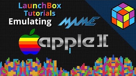 Apple II emulation with MAME