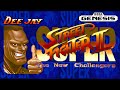 Super street fighter ii the new challengers  dee jay sega genesis 