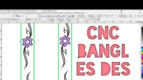 #CORELDRAW CNC BANGLES HOW TO MAKE