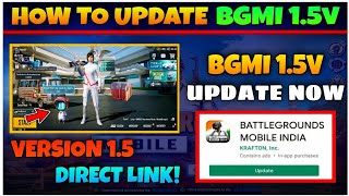 🔥How To Update 1.5 Version In Battleground Mobile India | Bgmi 1.5 Update | BGMI New Update