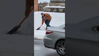 Ben Schulz Shoveling Peanut Park Hes Awesome