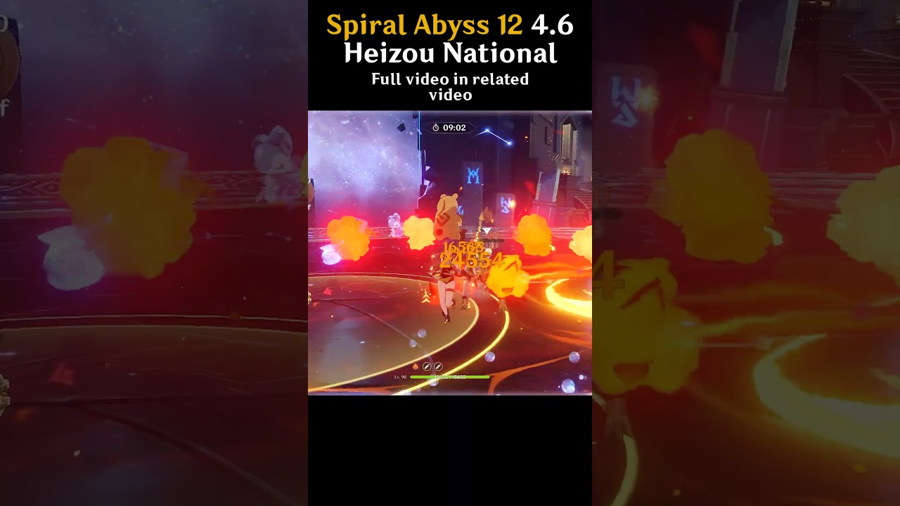 Spiral Abyss 12-3 (4.6) Heizou National 