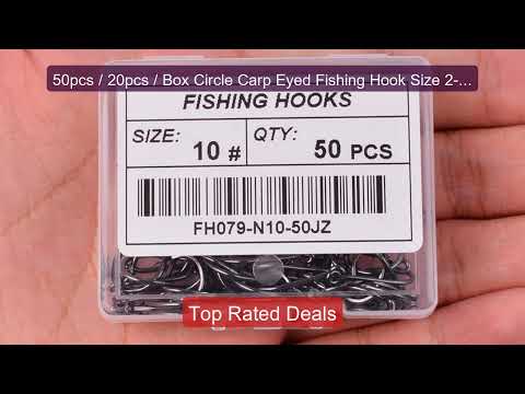 50pcs / 20pcs / Box Circle Carp Eyed Fishing Hook Size 2-22# Ring ... -- Best Deal 2026 | Shop Now!