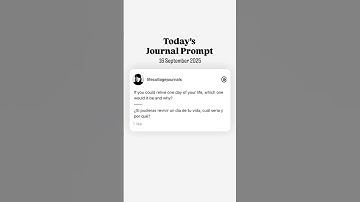 If you could relive one day of your life, which one would it be and why? #lifecollagejournals #joy