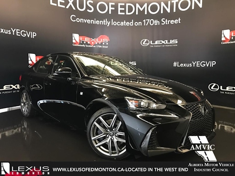 2017 Black Lexus IS 300 AWD F Sport Series 2 In Depth Review | East Edmonton Alberta