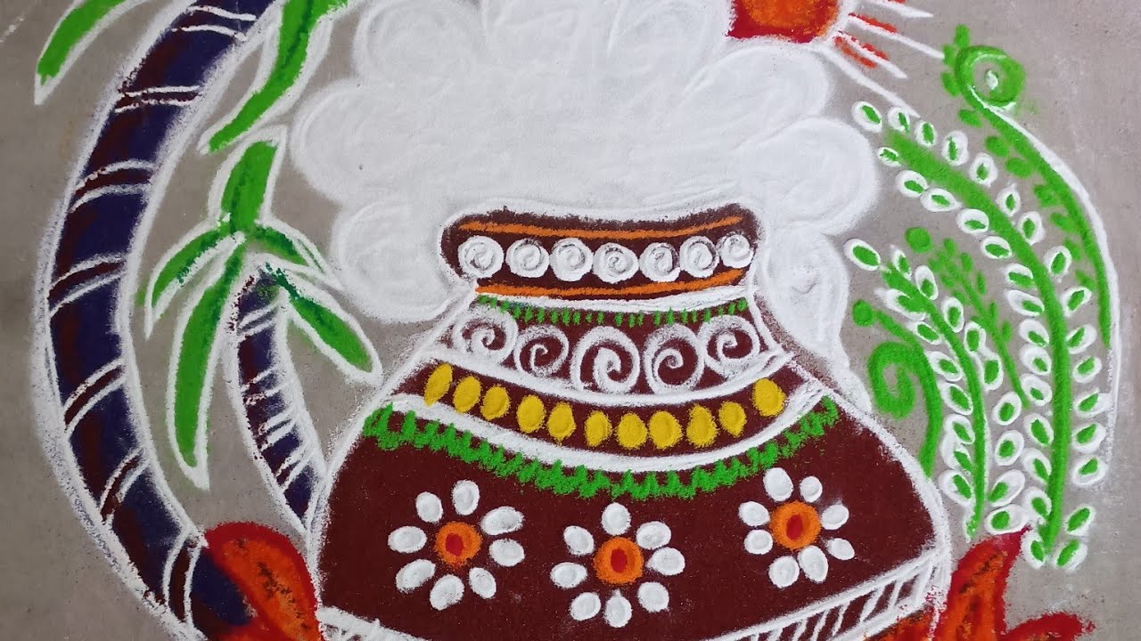 new sankranthi rangoli🥰