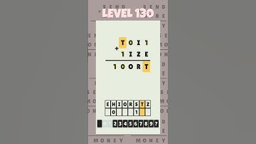 Level 130 - Cryptarithm: android game math  #cryptarithm #mathematics #matematika #maths