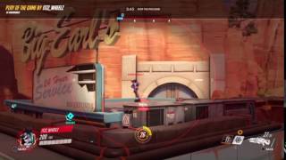 Overwatch Practice: Widowmaker Double Kill #1